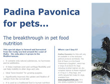 Tablet Screenshot of padina-pavonica.com